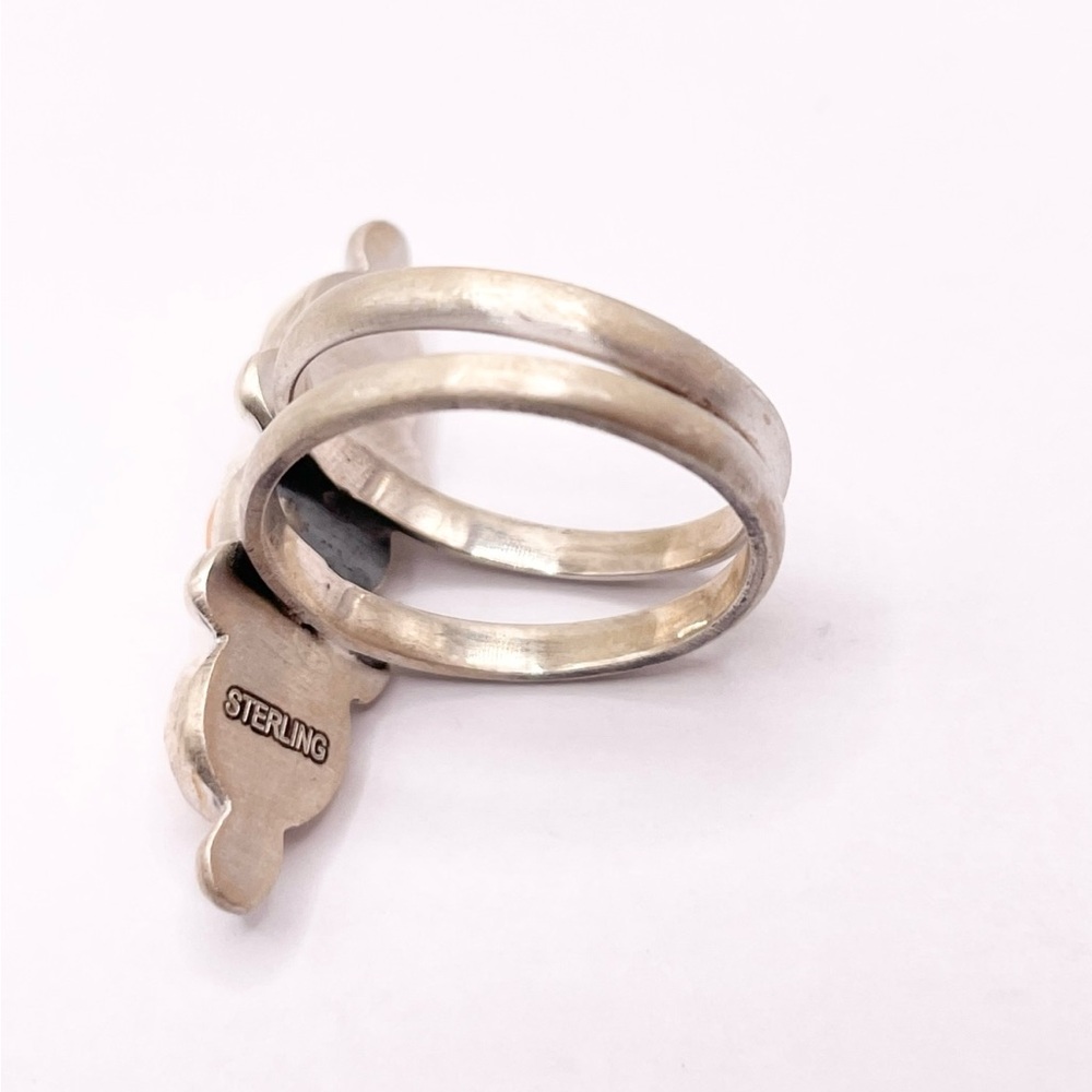 Size 7 Bumblebee Jasper 925 Sterling Silver Solid ring - Picture 4 of 8